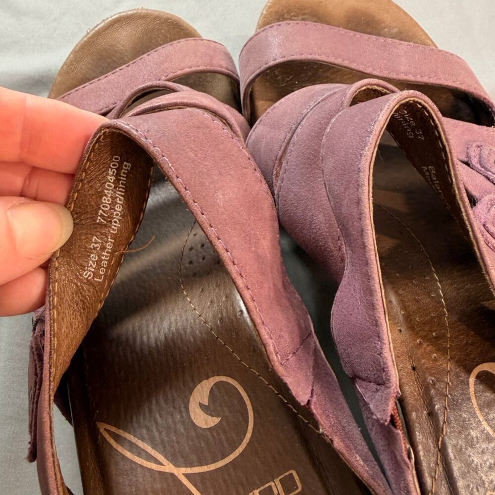 Dansko Nigella Dusty Rose Leather slip on sandals size 37 - Picture 8 of 10